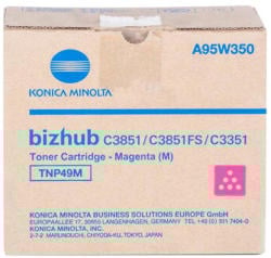 BizHub C3351, BizHub C3851 - Cartus Toner Magenta Original Konica Minolta Bizhub C3351, C3851 - TNP49M - Rosu