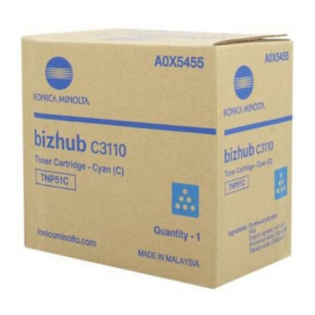 Cartuse toner / cartuse laser - TNP-51C Cartus toner cyan bizhub c3110