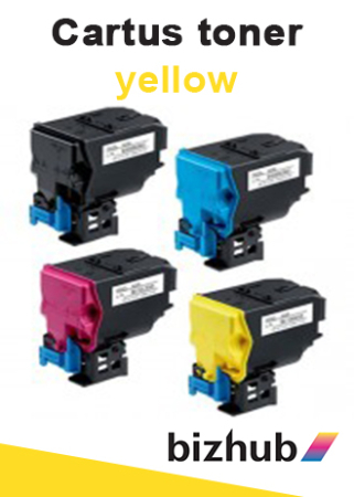 Cartuse toner / cartuse laser - Cartus toner original Minolta BizHub C25 / C25p - Yellow