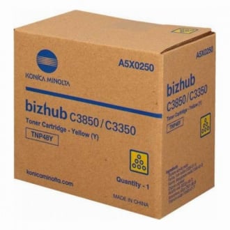 BizHub C3350, BizHub C3850 - Cartus toner original TNP48Y Konica Minolta Bizhub C3350, C3850 - Yellow