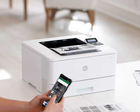 Imprimanta laser monocrom HP LaserJet Pro M404dn, Duplex, Retea, A4 [1]