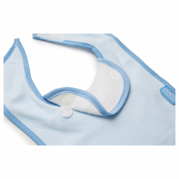Baveta captusita din bumbac BabyJem (Culoare: Bleu) [7]