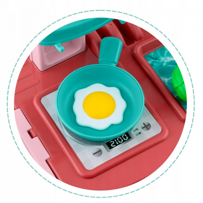 Bucatarie 3 in 1 cu accesorii incluse Ricokids 772900 - Roz [4]