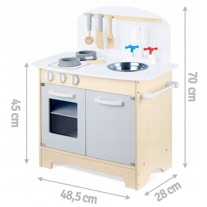 Bucatarie interctiva din lemn cu accesorii Ricokids 785200 [6]