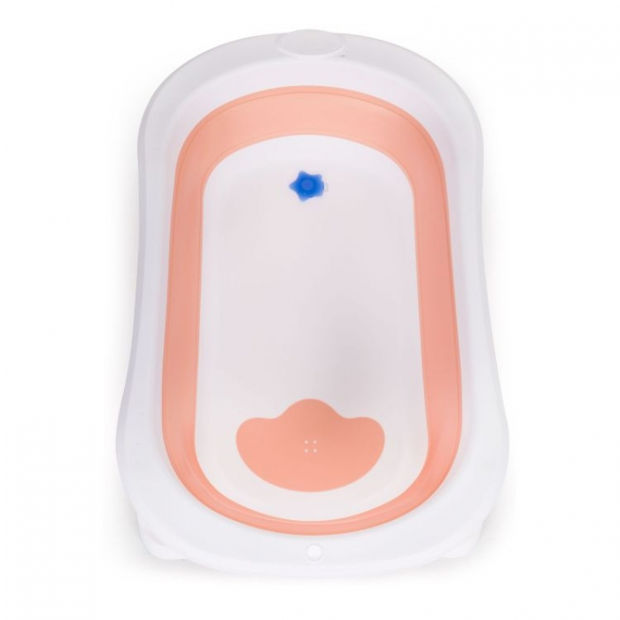 Cadita de baie cu dop de scurgere Ecotoys HA-B27 - Roz [4]