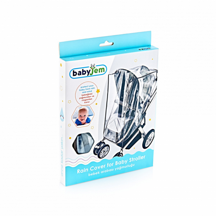 Husa de ploaie universala cu fereastra si banda reflectorizanta BabyJem [1]