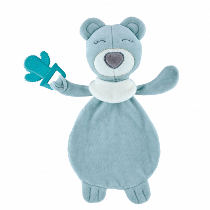 Jucarie atasament cu jucarie dentitie Sleeping Friend BabyJem (Culoare: Verde) [11]