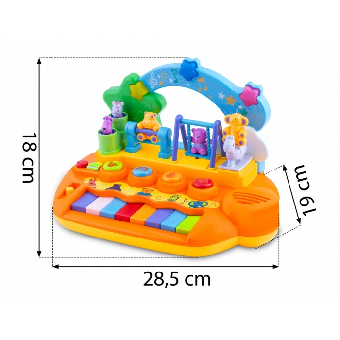 Jucarie educativa cu pian si lumini Ricokids RK-749 [5]