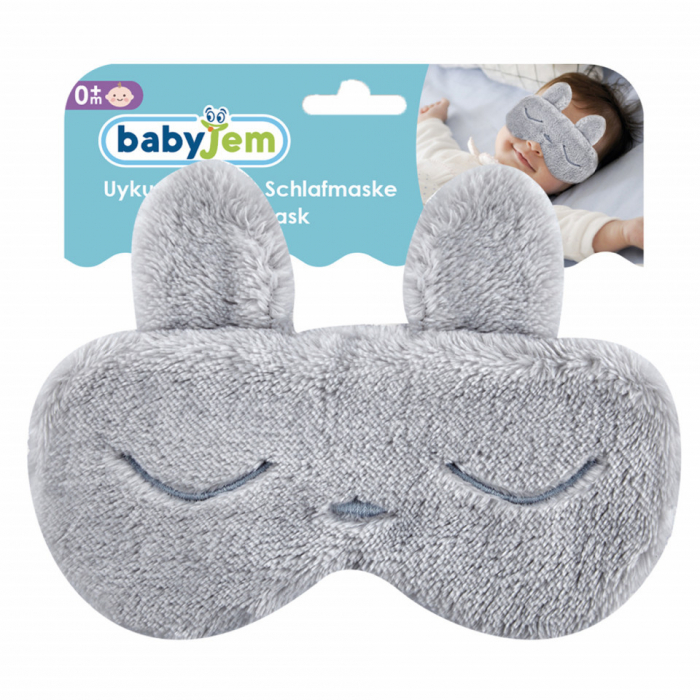 Masca bebelusi pentru somn BabyJem Sleeping Bunny (Culoare: Ecru) [1]