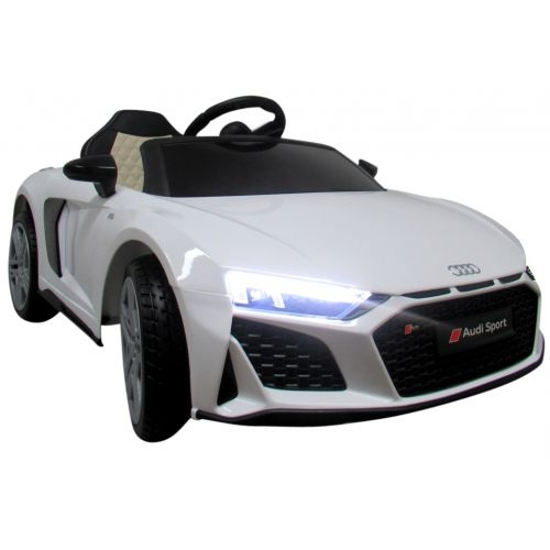Masinuta electrica cu telecomanda Audi R8 - 107 cm R-Sport - Alb [2]