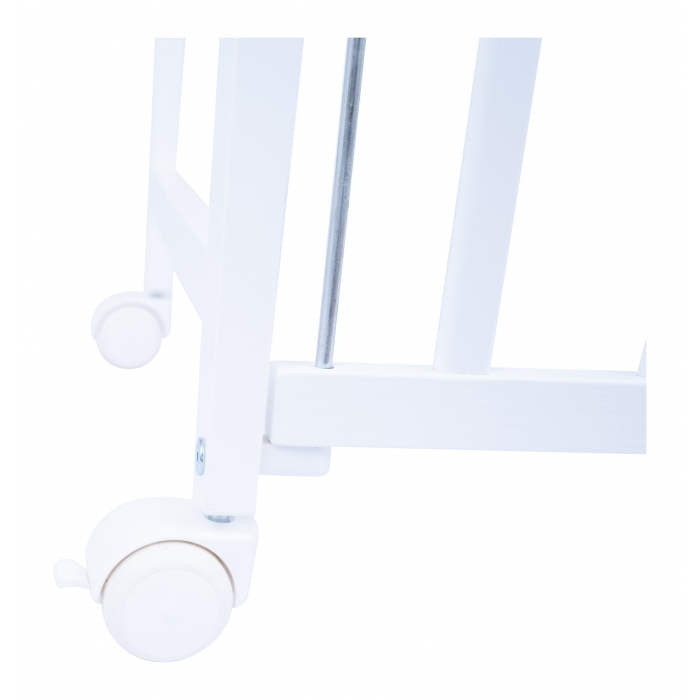 Patut cu roti si laterala culisanta VESSANTI MINI - Alb [5]