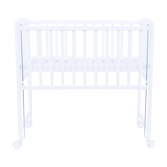 Patut cu roti si laterala culisanta VESSANTI MINI - Alb [2]