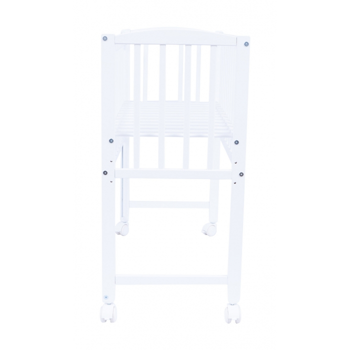 Patut cu roti si laterala culisanta VESSANTI MINI - Alb [6]
