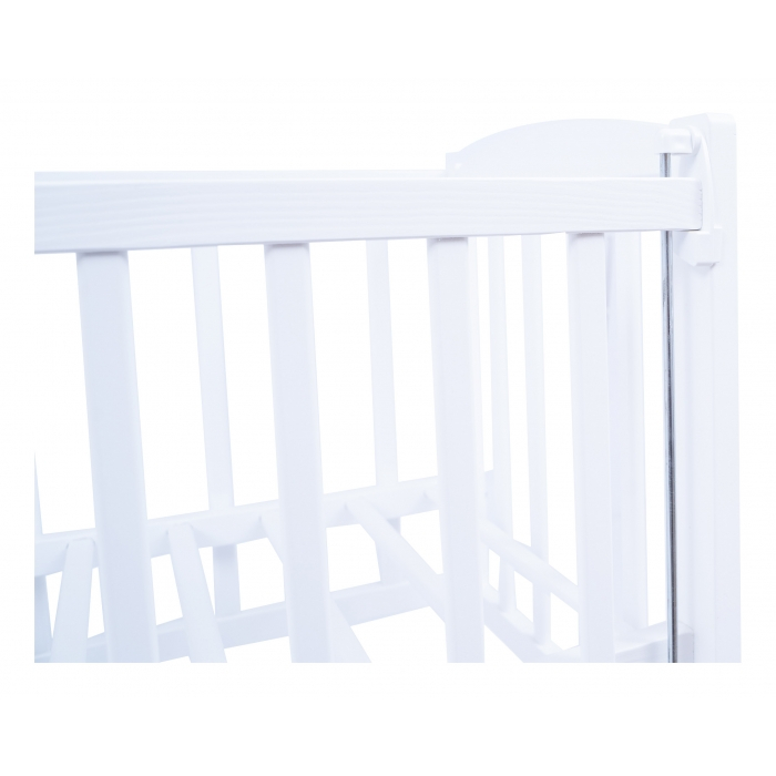 Patut cu roti si laterala culisanta VESSANTI MINI - Alb [3]