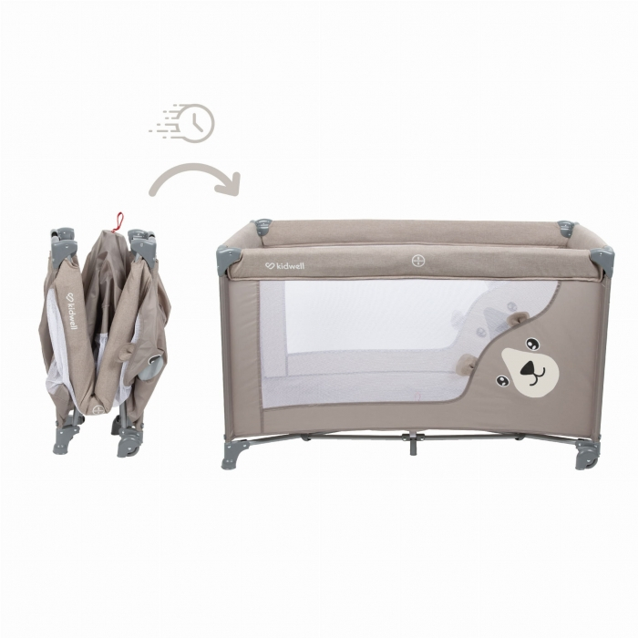 Patut pliabil 3 in 1 Kidwell BLISSY - Beige [2]