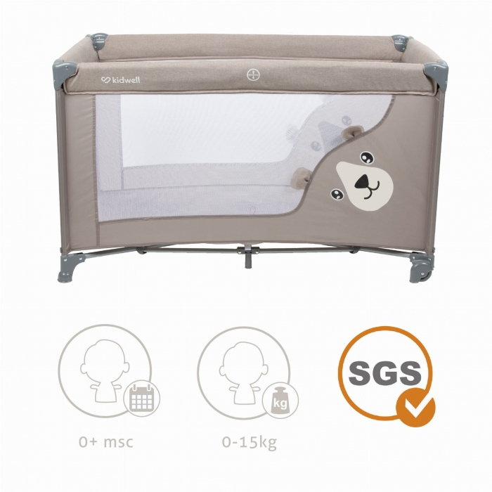 Patut pliabil 3 in 1 Kidwell BLISSY - Beige [8]