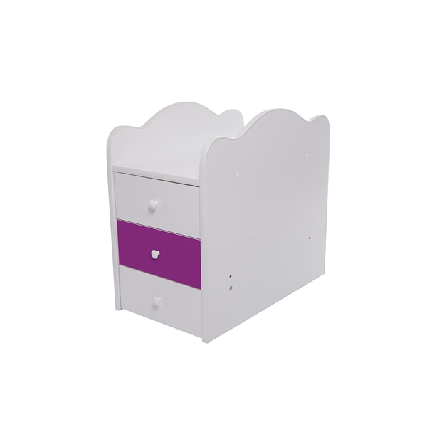 Patut transformabil VESSANTI Touring - Alb cu Violet [4]