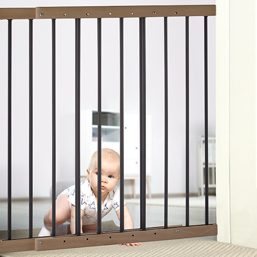 Poarta de siguranta extensibila din lemn de fag BabyJem [2]