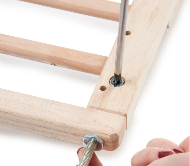 Poarta de siguranta extensibila din lemn de fag BabyJem [5]