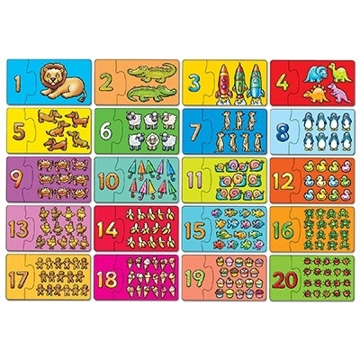 Puzzle Potriveste si numara de la 1 la 20 MATCH AND COUNT [2]