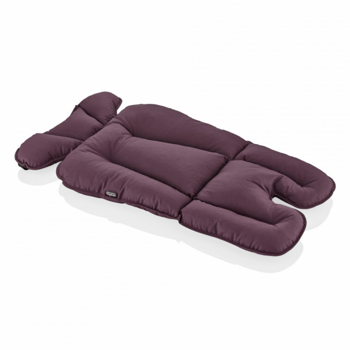 Saltea cu doua fete pentru carucior si scaun de masa Dots BabyJem (Culoare: Roz) [9]