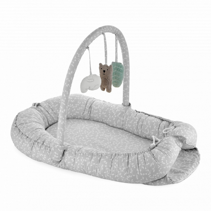 Salteluta BabyNest cu bara jucarii Between parents (Culoare: Mustar) [1]