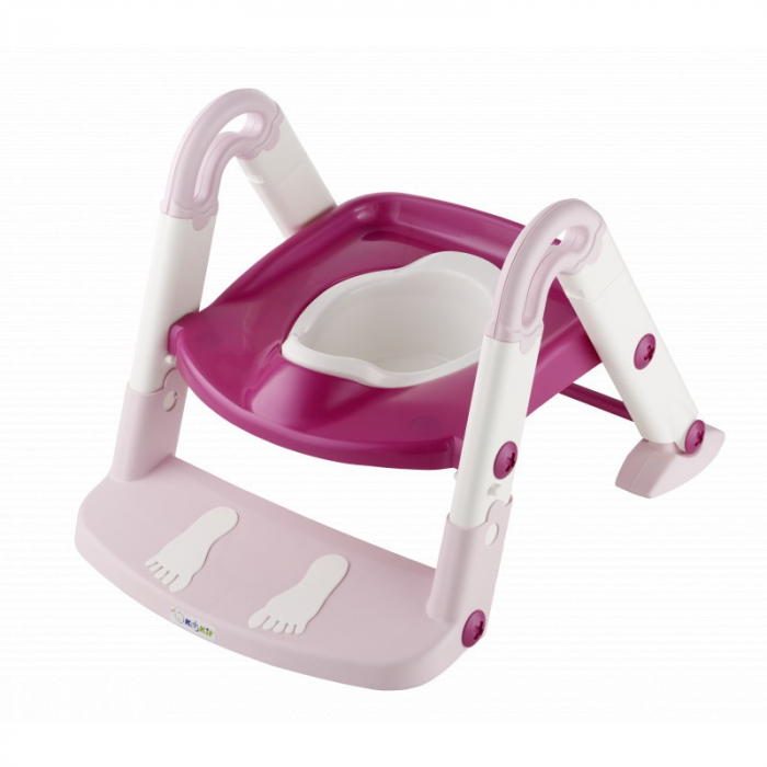 Scara cu reductor WC si olita White Tender rose Kidskit Rotho-babydesign [3]