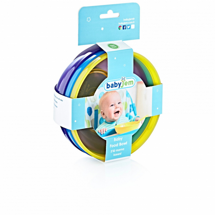 Set 3 boluri colorate pentru copii BabyJem (Pentru: Fete) [5]