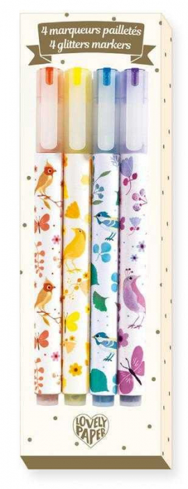 Set carioca (marker) cu sclipici Djeco [1]