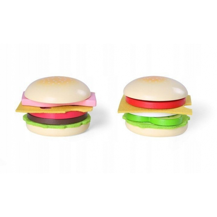 Set de 2 burgeri din lemn Ecotoys 4220 [1]