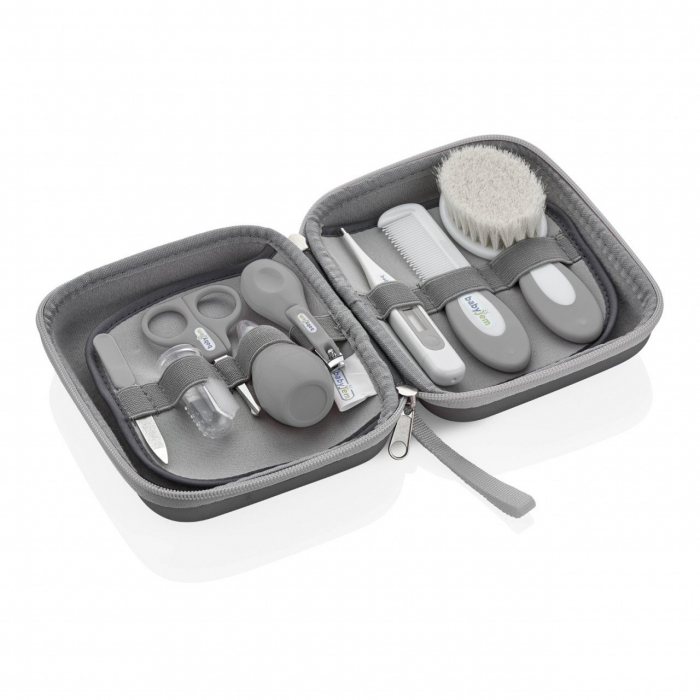 Set ingrijire unghii bebelusi cu 9 piese BabyJem Grooming Set (Culoare: Gri) [11]