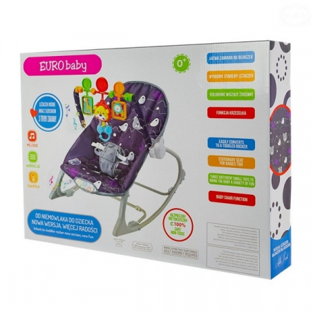 Balansoar EURObaby Little Forest - Violet [1]