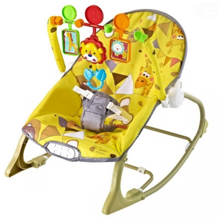 Balansoare & Leagane - Balansoar EURObaby Little Savanna - Galben