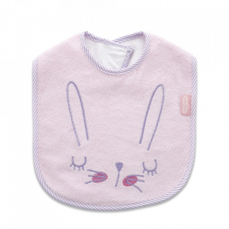 Baveta din bumbac BabyJem Cute animals (Culoare: Roz) [2]