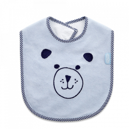 Bavete bebelusi - Baveta din bumbac BabyJem Cute animals (Culoare: Gri)