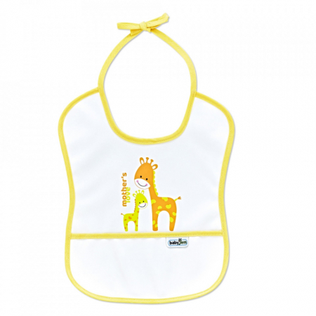 Baveta impermebila pentru copii BabyJem Small (Culoare: Bleu) [3]