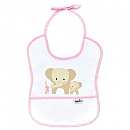 La masa - Baveta impermebila pentru copii BabyJem Small (Culoare: Verde)