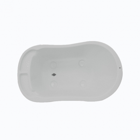 Cadita de baie bebe BabyJem (Culoare: Roz) [4]