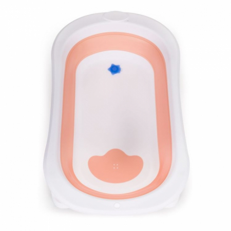 Cadita de baie cu dop de scurgere Ecotoys HA-B27 - Roz [3]