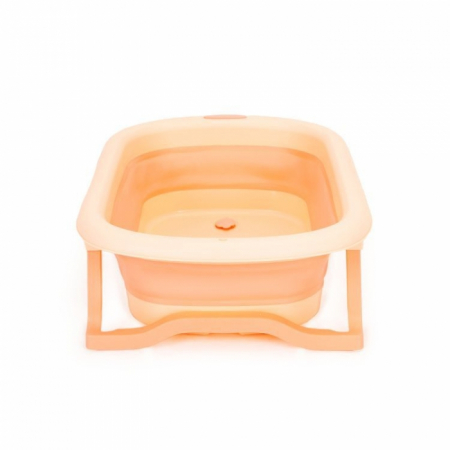 Cadita de baie cu dop de scurgere Ecotoys HA-B37 - Roz [4]