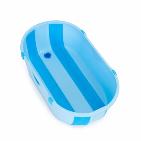 Cadita de baie cu dop de scurgere Ecotoys HA-B46 - Albastru [4]