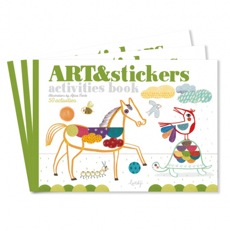 Creativitate - Carte Arta cu stickere, Londji