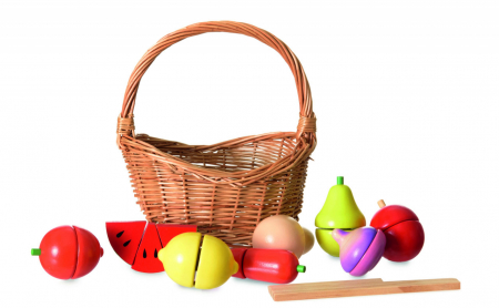 Montessori - Cos cu fructe de feliat, Egmont Toys