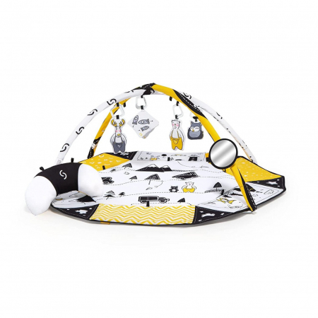 Covorase de joaca - Covoras senzorial si educativ 3 in 1 Skiddou Smil
