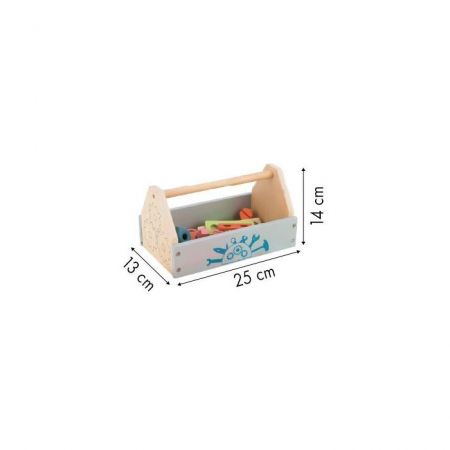 Cutie cu unelte din lemn Ecotoys TL80013 [2]