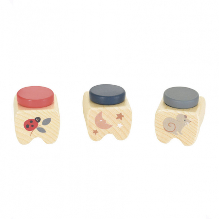 Jucarii din lemn - Cutiuta din lemn pentru pastrarea dintisorilor de lapte, Egmont Toys