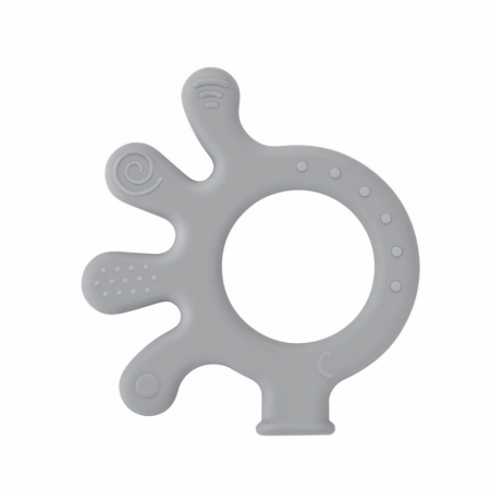 Jucarie dentitie BabyJem Octopus (Culoare: Gri) [1]