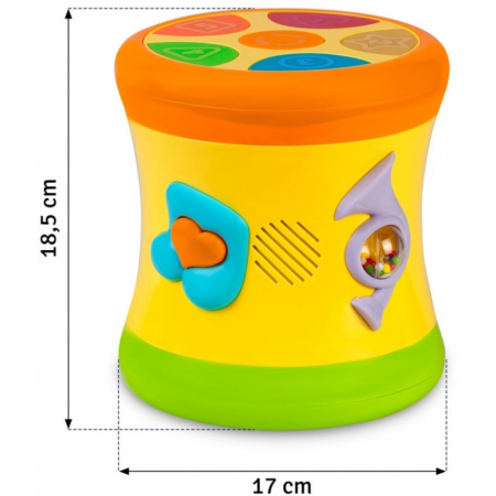 Jucarie educativa in forma de toba cu diverse sunete Ricokids RK-742 [6]