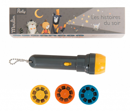 Jocuri de rol - Lanterna cu povesti Pisicile Moustaches, Moulin Roty