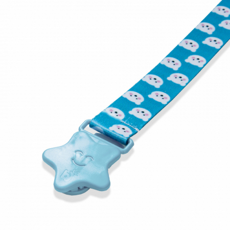 Lantisor pentru suzeta din material textil BabyJem Bear (Culoare: Multicolor) [5]